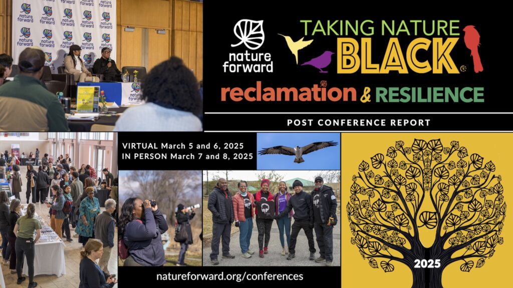 Cover of the 2025 Taking Nature Black Post-Conference Report