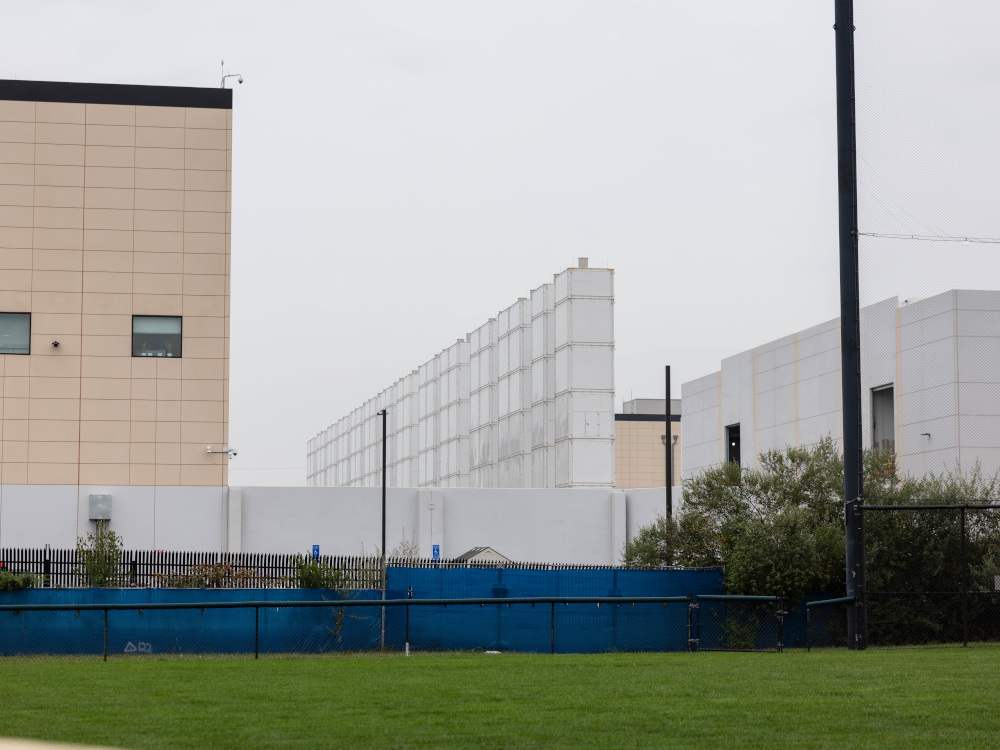 Data centers surround the chimneys of countless, polluting backup diesel generators. Fairfax County, VA (Sully Highlands Park, Herndon)
